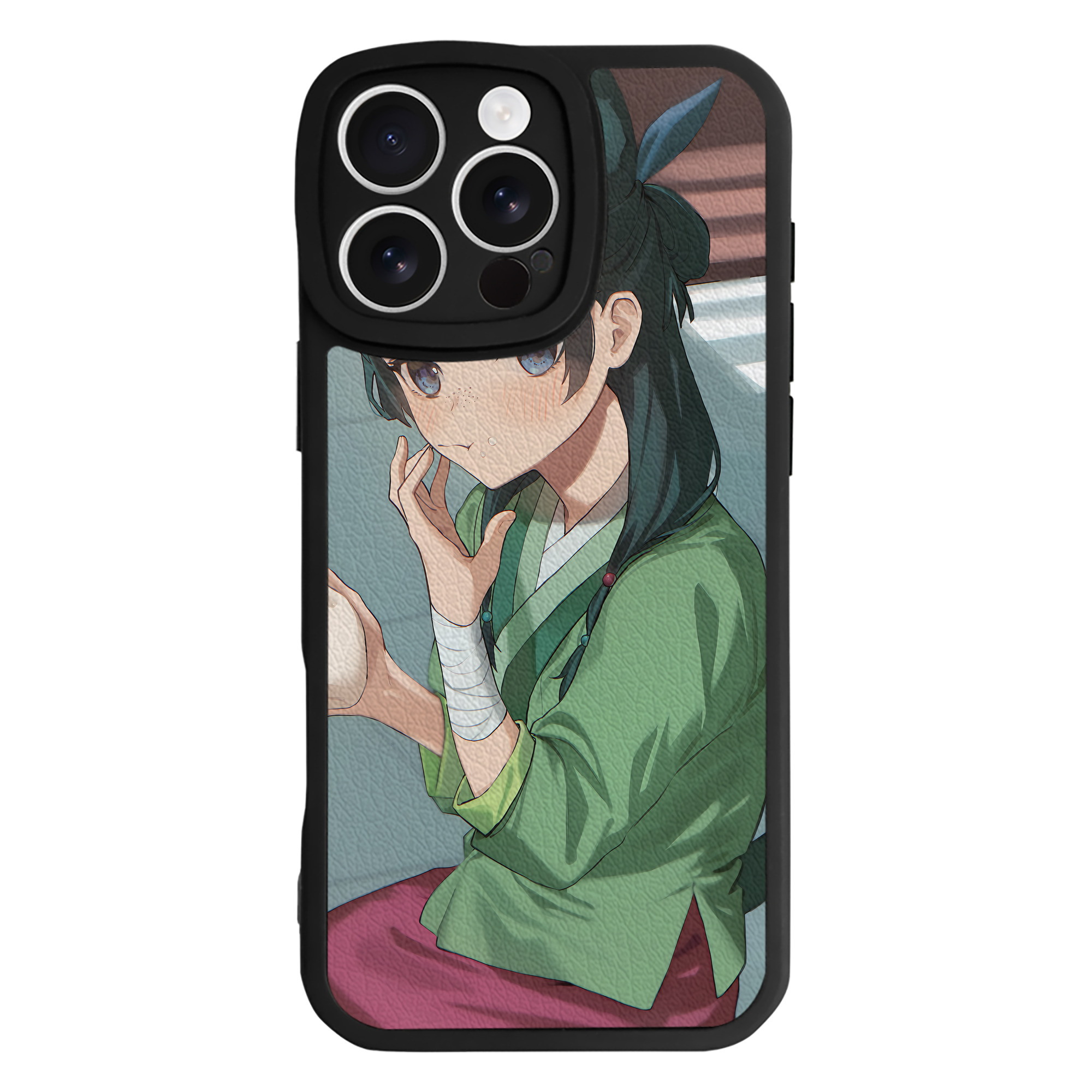（画像用） 薬屋のひとりごと The Apothecary Diaries 【iPhone 16シリーズ対応】シリコンスマホケース（レザー調） 材質：シリコン